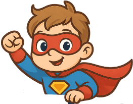 Mascotte super-héros enfant MyHeroStory
